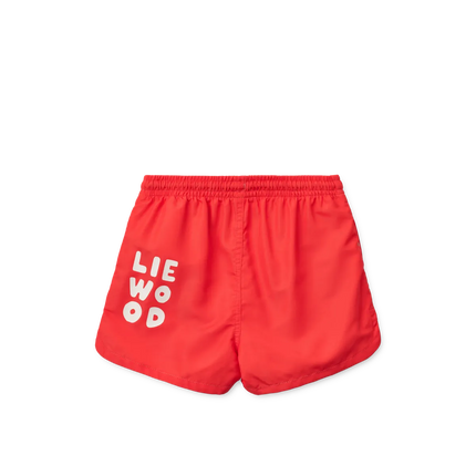 Liewood Zwempak Kind Aiden Printed Apple Red