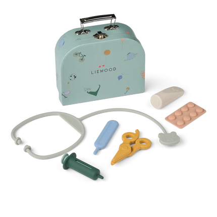 Liewood Maletín de juguetes Leif: set de médico