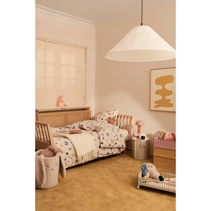 Liewood Cesta de almacenamiento Morley Rabbit Pile Mist