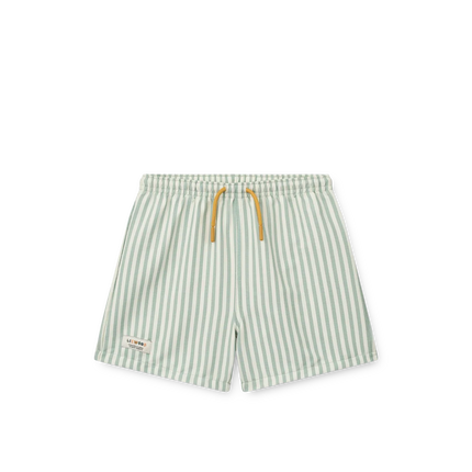 Liewood Zwembroek Kind Duke Stripe Peppermint / Crisp White