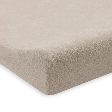 Aankleedkussenhoes Badstof 50x70cm - Oatmeal/Sand - 2 Stuks - Babywinkel - 8717329404045