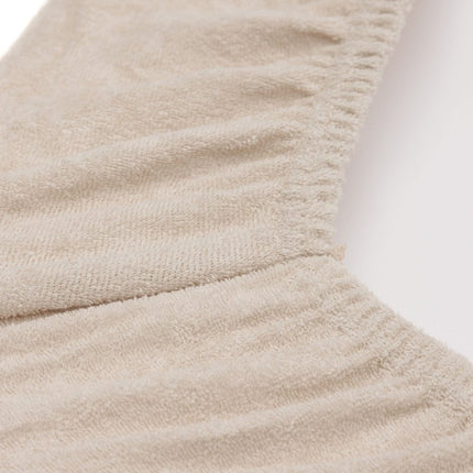 Aankleedkussenhoes Badstof 50x70cm - Oatmeal/Sand - 2 Stuks - Babywinkel - 8717329404045