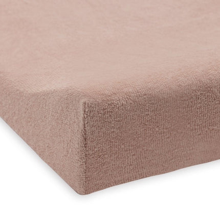 Aankleedkussenhoes Badstof 50x70cm - Wild Rose/Ivory - 2 Stuks - Babywinkel - 8717329399587
