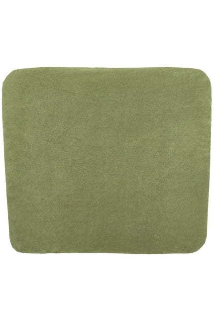 Meyco Aankleedkussenhoes Olive Green 85X75Cm koop je bij Babywinkel