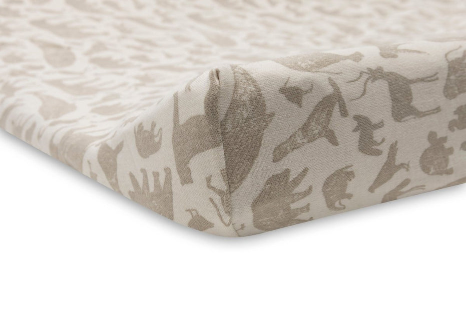 Jollein Aankleedkussenhoes Animals Nougat 50X70Cm koop je bij Babywinkel