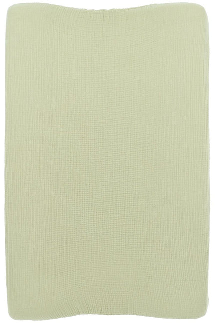 Meyco Aankleedkussenhoes Soft Olive 50X70Cm koop je bij Babywinkel