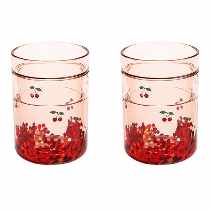 Vasitos «Glitter Cherry» de Konges Sløjd