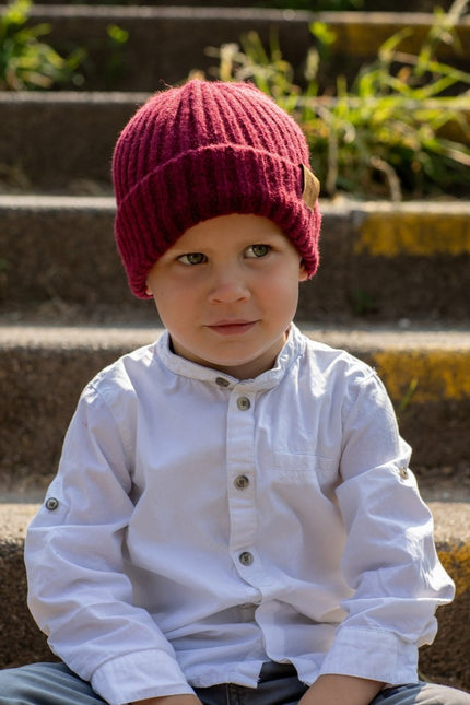 Baby Dutch Baby Mutsje Winter Bordeaux koop je bij Babywinkel