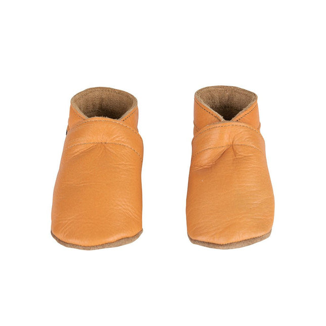 Baby Dutch Baby Schoentjes Effen Cognac koop je bij Babywinkel