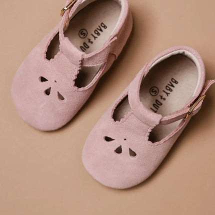 Baby Dutch Baby Schoentjes Evi Roze Suede - Baby Dutch - Babywinkel - 8719558443253