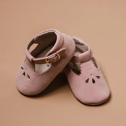 Baby Dutch Baby Schoentjes Evi Roze Suede - Baby Dutch - Babywinkel - 8719558443253