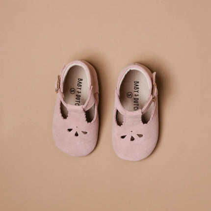 Baby Dutch Baby Schoentjes Evi Roze Suede - Baby Dutch - Babywinkel - 8719558443253