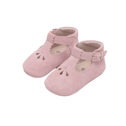 Baby Dutch Baby Schoentjes Evi Roze Suede - Baby Dutch - Babywinkel - 8719558443253