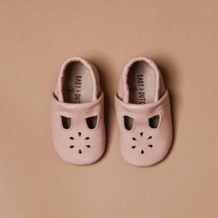 Baby Dutch Baby Schoentjes Juna Roze Suede - Baby Dutch - Babywinkel - 8719558443734