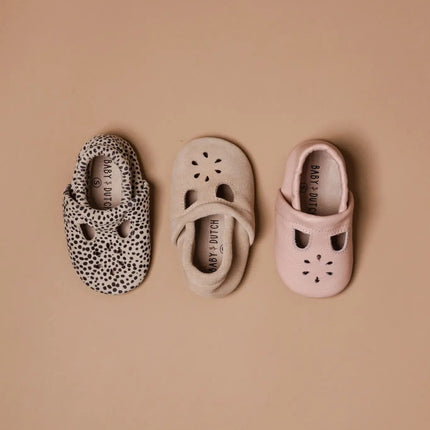Baby Dutch Baby Schoentjes Juna Roze Suede - Baby Dutch - Babywinkel - 8719558443734