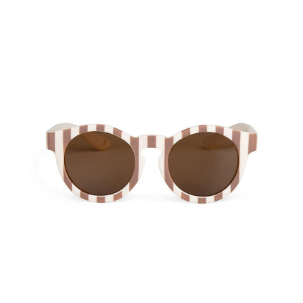 Baby Dutch Baby Zonnebril Retro Taupe Stripe - Baby Dutch - Babywinkel - 8719558443680
