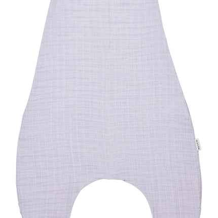 Baby zomer slaapoverall jumper pre - washed hydrofiel Uni - soft lavender - Babywinkel - 4054703807240