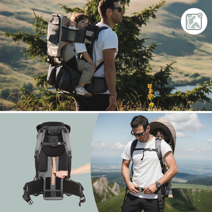 Babymoov Draagzak Moov & Hike Met Rugdrager en regenhoes koop je bij Babywinkel