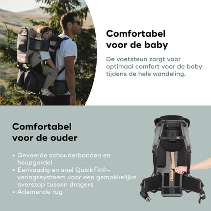 Babymoov Draagzak Moov & Hike Met Rugdrager en regenhoes koop je bij Babywinkel