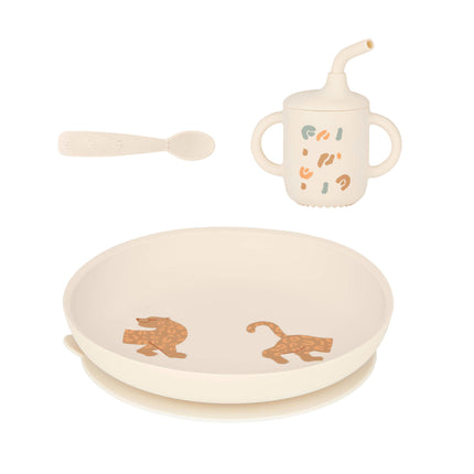 <tc>Babymoov</tc> Juego de vajilla infantil «Like a Grown-Up Little Roar»