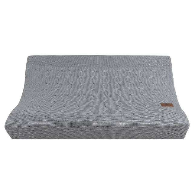 Baby's Only Aankleedkussenhoes Cable Grijs koop je bij Babywinkel