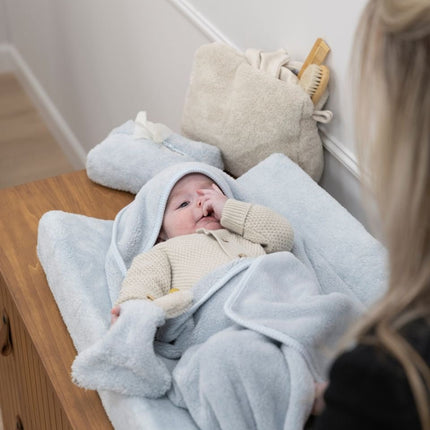 Baby's Only Aankleedkussenhoes Cozy Misty Blue 45X70cm - Baby's Only - Babywinkel - 8720791352349