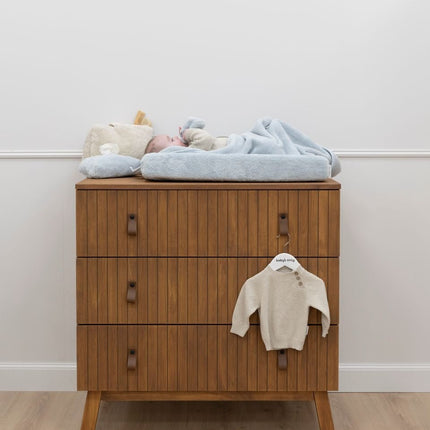 Baby's Only Aankleedkussenhoes Cozy Misty Blue 45X70cm - Baby's Only - Babywinkel - 8720791352349