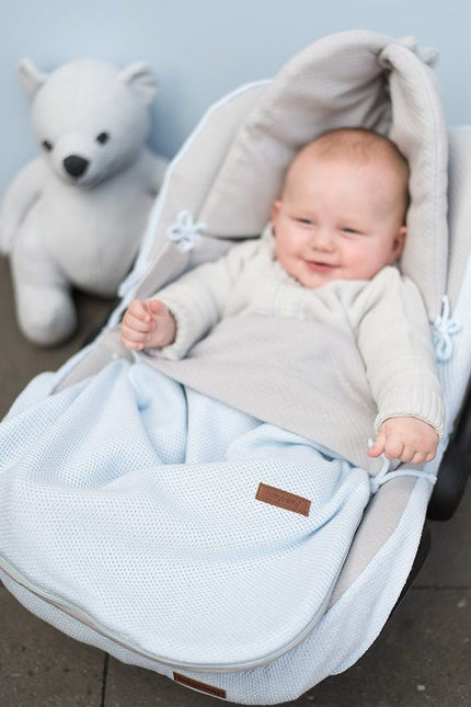 Baby's Only Autostoelhoes Classic 0+ Wol Wit - Baby's Only - Babywinkel - 8719075022153