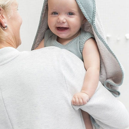 Baby's Only Badcape Baby Classic Zilver/Grijs 75x85cm - Baby's Only - Babywinkel - 8719497042722