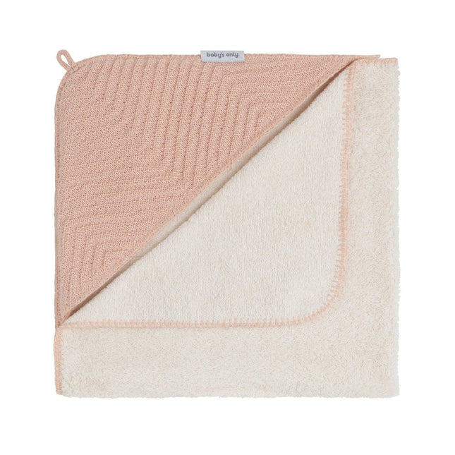 Baby's Only Badcape Baby Grace Blush 75X85cm koop je bij Babywinkel