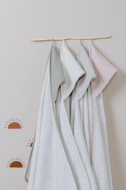Baby's Only Badcape Baby Sky Oud Roze 75X85cm koop je bij Babywinkel
