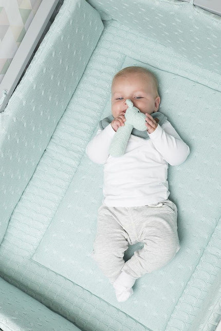 Baby's Only Bedomrander Cable Classic Roze 330x20cm koop je bij Babywinkel