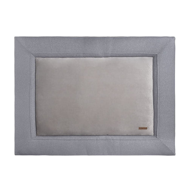Baby's Only Boxkleed Sparkle Melee Zilvergrijs 80x100cm koop je bij Babywinkel