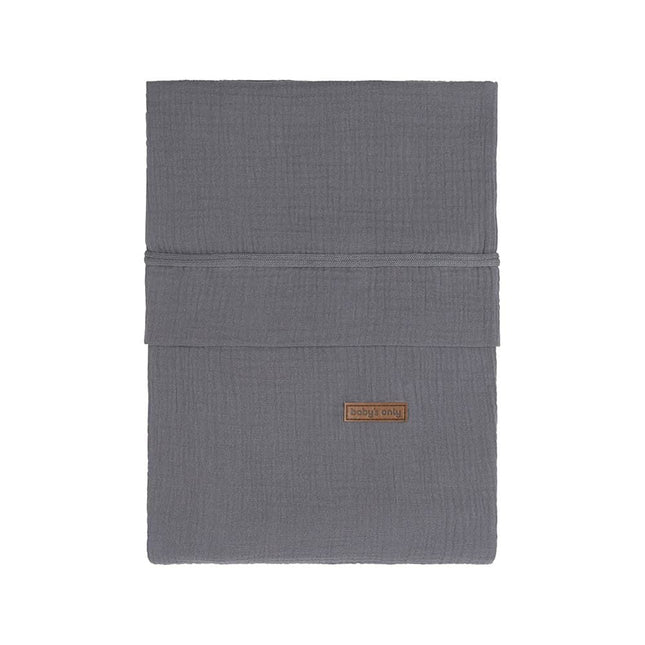 Baby's Only Dekbedovertrek Breeze Antraciet 100x135cm koop je bij Babywinkel