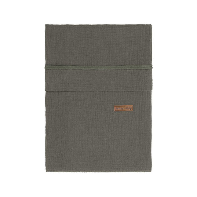 Baby's Only Dekbedovertrek Breeze Khaki 100x135cm koop je bij Babywinkel