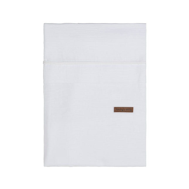 Baby's Only Dekbedovertrek Breeze Wit 100x135cm koop je bij Babywinkel