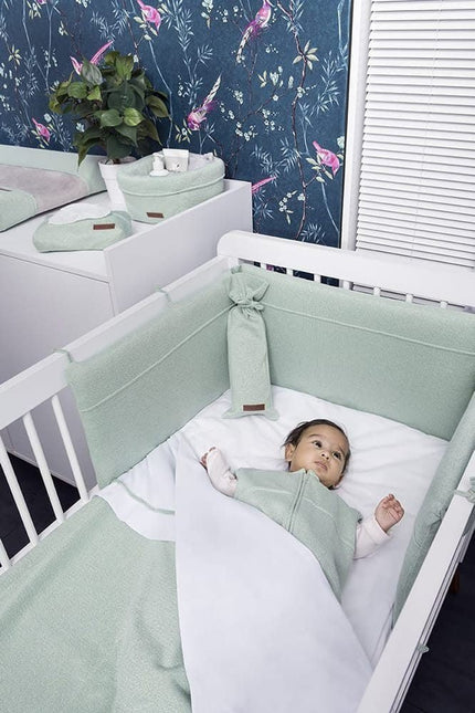 Baby's Only Dekbedovertrek Sparkle Melee Goudmint 100x135 cm koop je bij Babywinkel