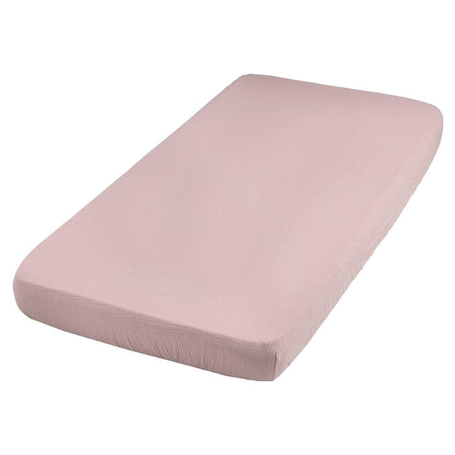 Baby's Only Hoeslaken Breeze Oud Roze 60x120cm koop je bij Babywinkel