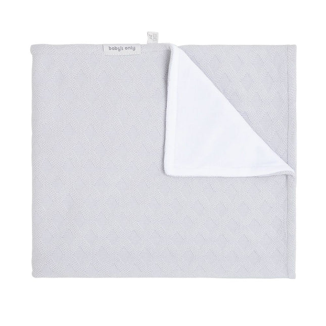 Baby's Only Ledikantdeken Chenille Reef Dusty Grey koop je bij Babywinkel
