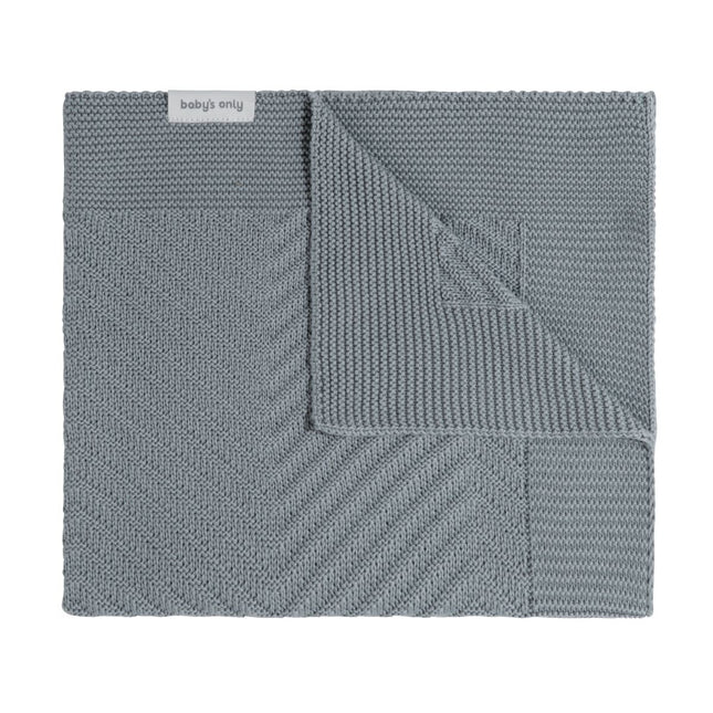 Baby's Only Ledikantdeken Grace Nordic Blue 100x135cm - Baby's Only - Babywinkel - 8720791354480