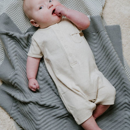 Baby's Only Ledikantdeken Grace Nordic Blue 100x135cm - Baby's Only - Babywinkel - 8720791354480