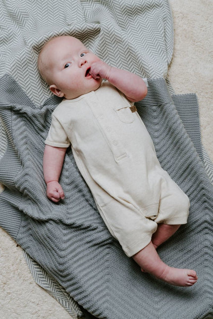 Baby's Only Ledikantdeken Grace Nordic Blue 100x135cm - Baby's Only - Babywinkel - 8720791354480