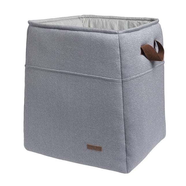 Baby's Only Mandje Opbergmand Sparkle Zilvergrijs - Baby's Only - Babywinkel - 8719497047246
