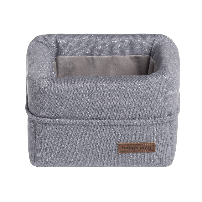 Baby's Only Mandje Sparkle Mele Zilvergrijs - Baby's Only - Babywinkel - 8719497044276