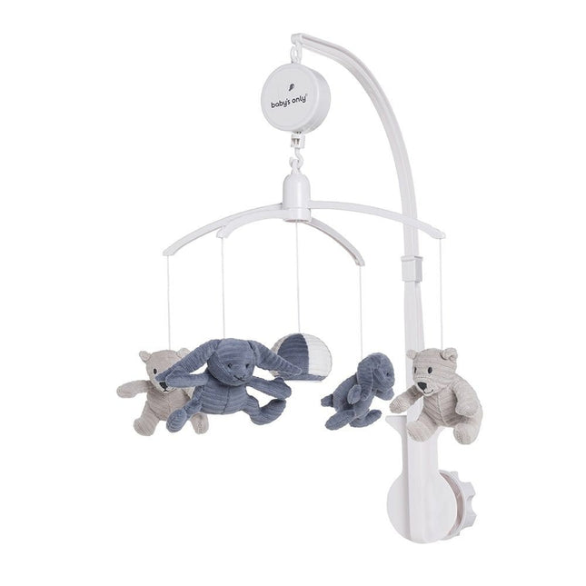 Baby's Only Muziekmobiel Sense Vintage Blue/Wit koop je bij Babywinkel