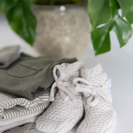 Baby's Only Slofjes Teddy Willow Warm Linen - Baby's Only - Babywinkel - 8720791357658