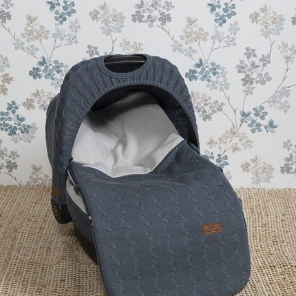 Baby's Only Voetenzak Autostoel Zomer Cable Granit - Baby's Only - Babywinkel - 8720088335833