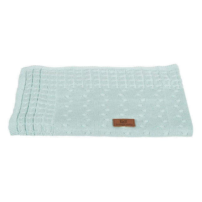 Baby's Only Wiegdeken Cable Mint koop je bij Babywinkel
