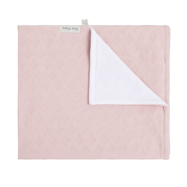 Baby's Only Wiegdeken Chenille Reef Misty Pink koop je bij Babywinkel