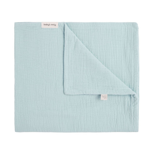 Baby's Only Wiegdeken Fresh Misty Blue 70x95cm - Baby's Only - Babywinkel - 8720791354831